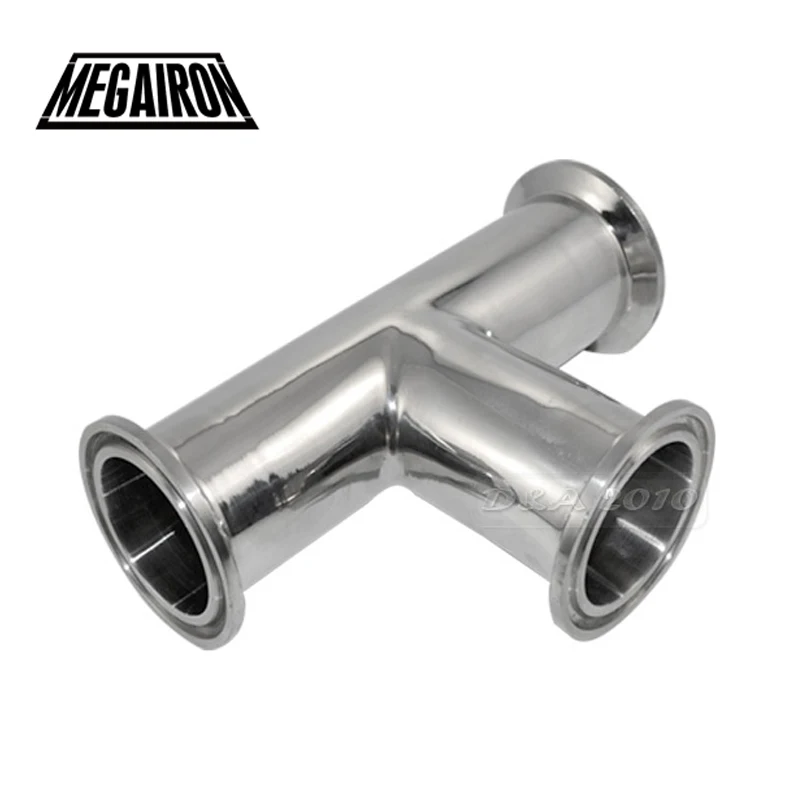 Megaron 1 5 &quot1 1/2&quot OD 38 мм нержавеющая сталь SS316 санитарно 3 способа тройник