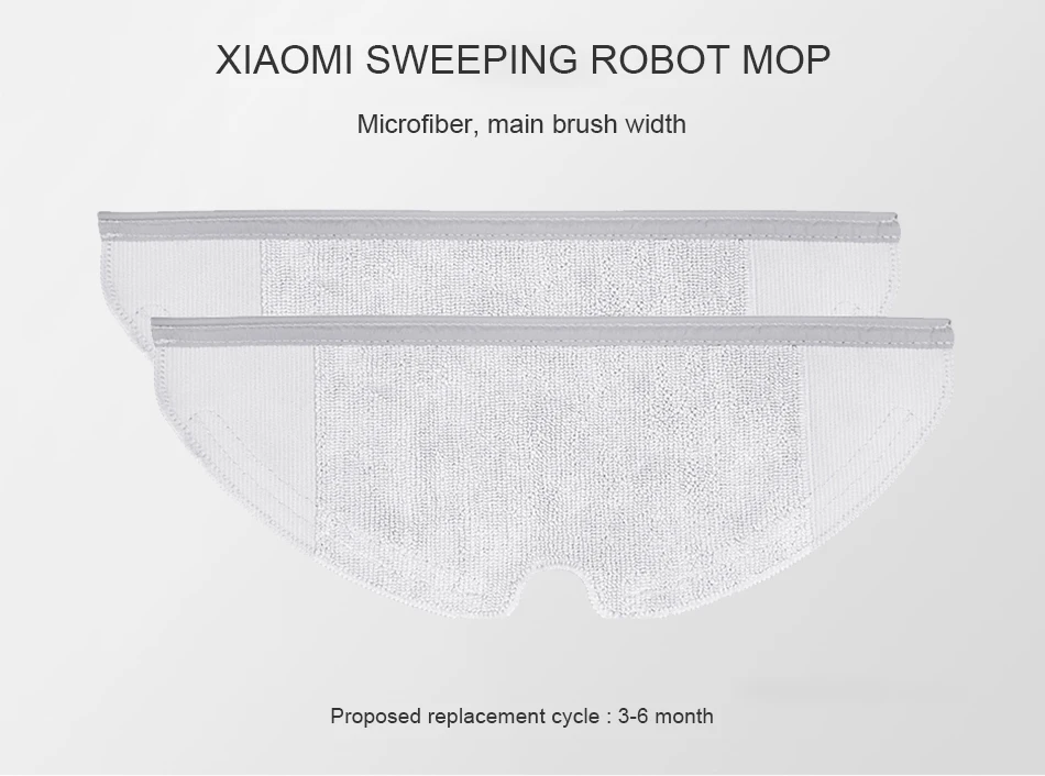 Робот-пылесос Xiaomi Roborock S50 S51, 2 запасные части, боковые щетки, роликовая щетка, кучи, фильтр, тряпка для уборки пыли, коробка