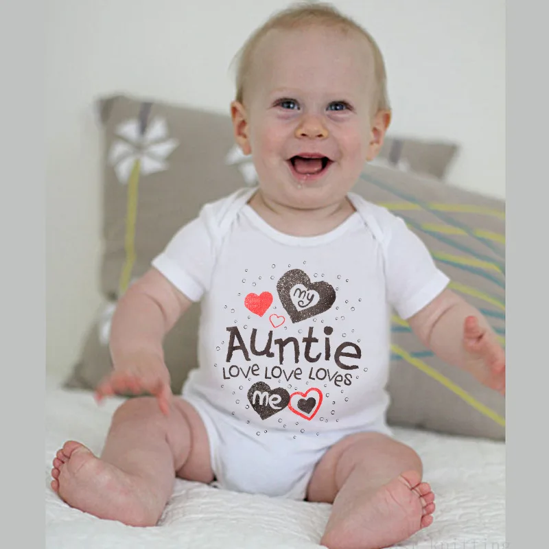 Новорожденных детская одежда для девочки печати письмо моя тетя любит меня