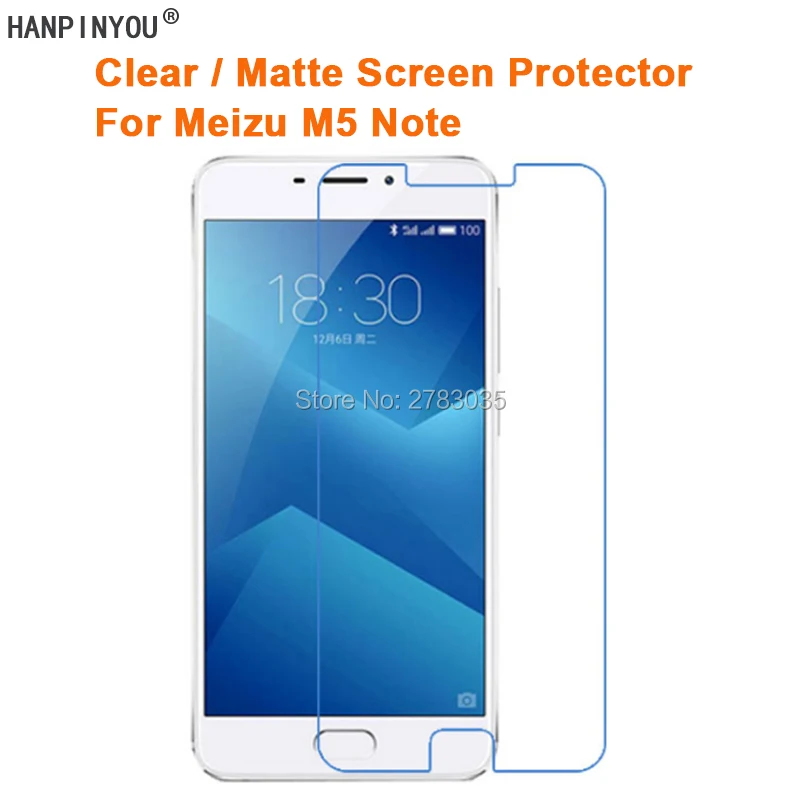 Для Meizu M5 Note /Meilan 5 прозрачная глянцевая/Антибликовая матовая защитная пленка для