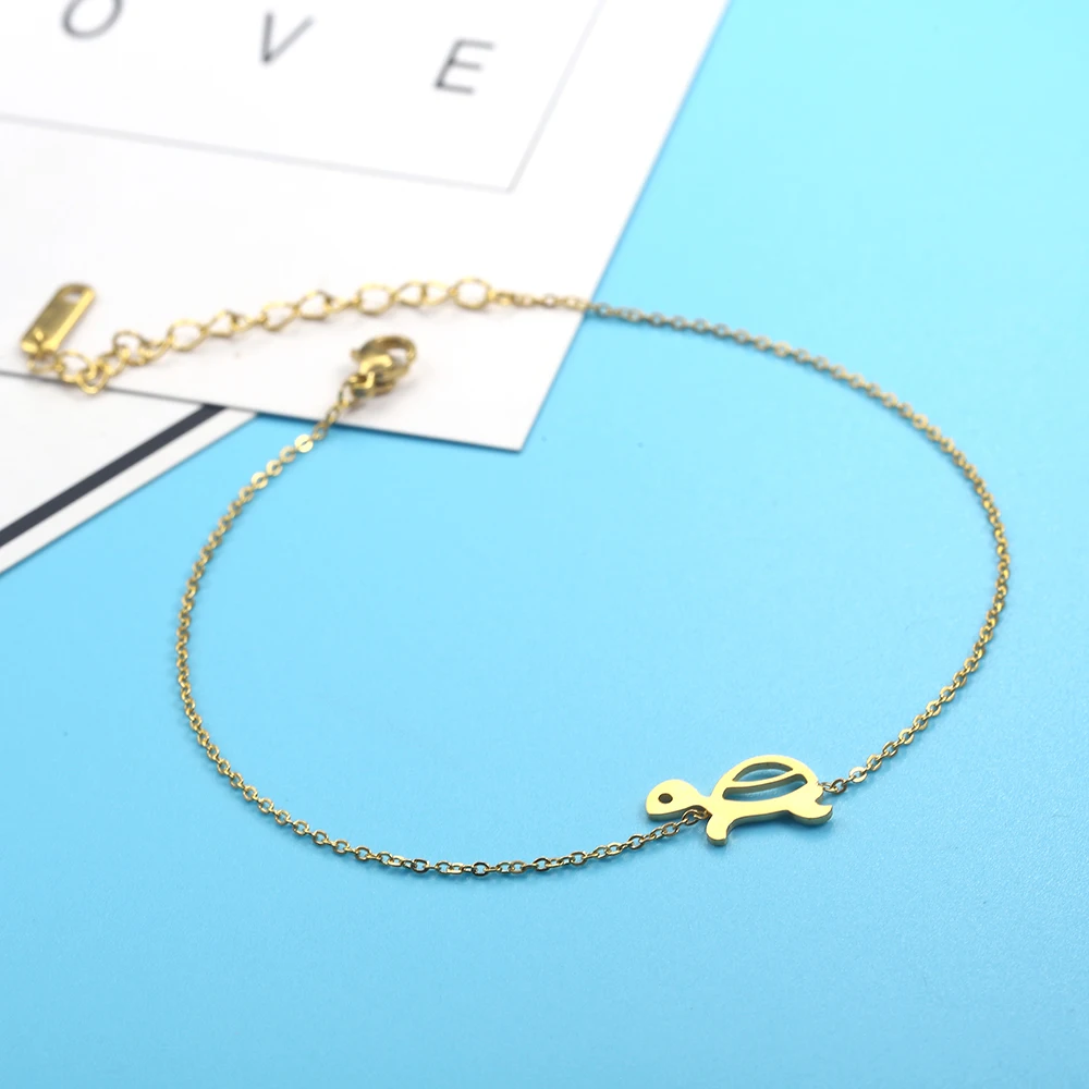 PON рогоносец браслет с черепахами на щиколотке для женщин сандалии аксессуары