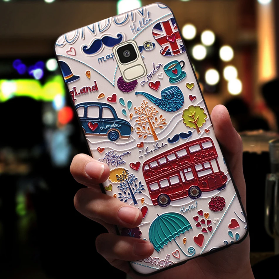YonLinTan роскошный чехол, чехол, чехол для samsung Galaxy j 6 j6 чехол на заднюю панель телефона 3D милый мобильный телефон силиконовый чехол s