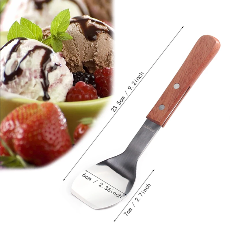 Stainless Steel Ice Cream Scoop Hand Made Spoon Kitchen Tools | Дом и сад