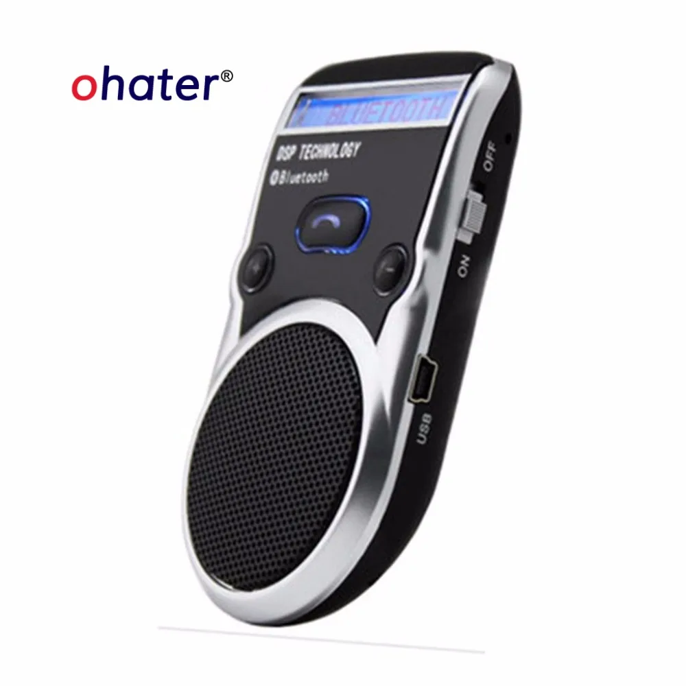 Ohater Powered Громкая связь беспроводной Bluetooth Handsfree автомобильный комплект для