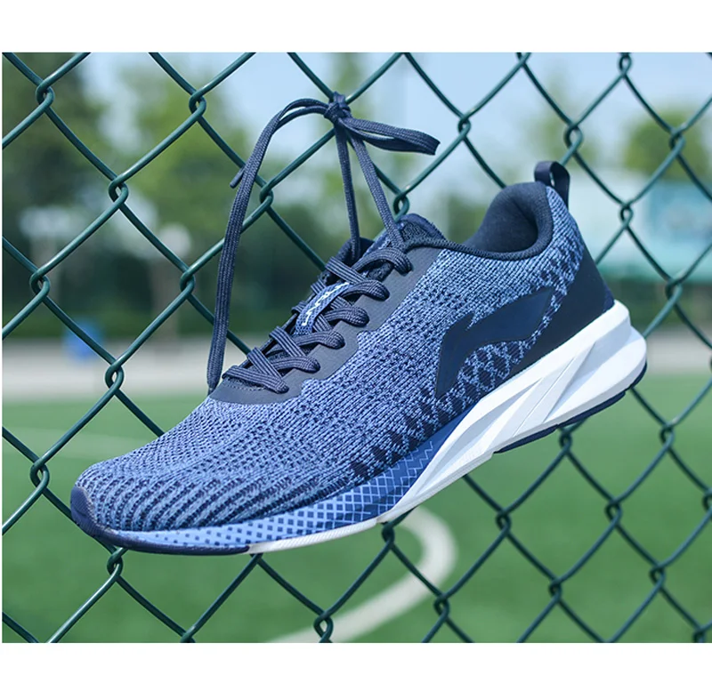 Li-Ning, мужские кроссовки для бега с цветными зонами, дышащие, с мононитной подкладкой, светильник, спортивная обувь, кроссовки, ARHN101 XYP720
