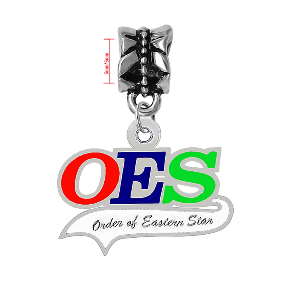 Новый дизайн эмалированный металлический греческий кулон с надписью OES для