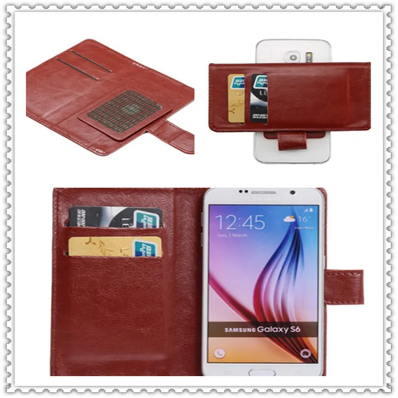 2016 Горячей Продажи ИСКУССТВЕННАЯ Кожа Защита Телефон Случае С 5 Цветов И Карты