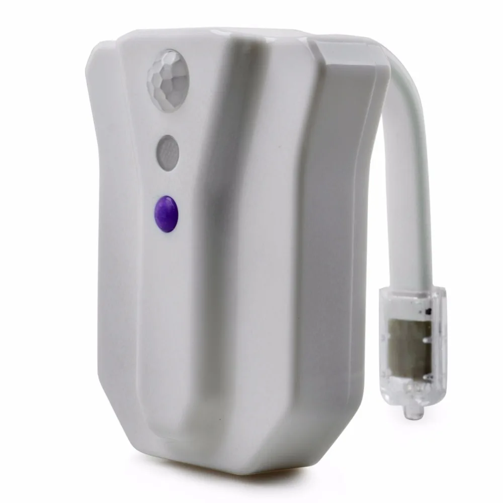 Датчик туалетного света человеческого движения RGB 8 видов цветов 2 режима