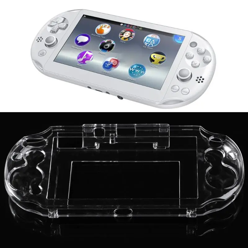 Тонкий жесткий прозрачный защитный чехол для Sony PS Vita PSV 2000 | Электроника