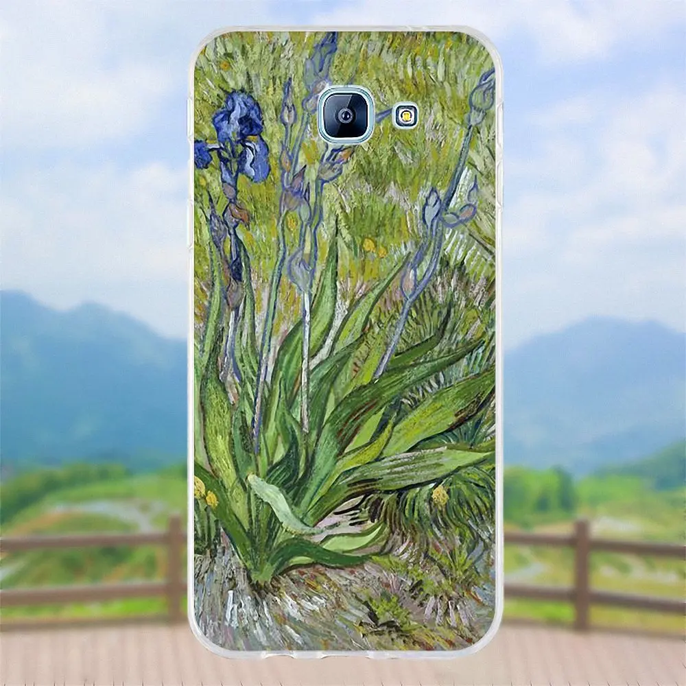 Vvcqod Ван Гог Ирисы для Samsung Galaxy A3 A5 A7 J1 J2 J3 J5 J7 2015 2016 2017 ТПУ чехол с рисунком |