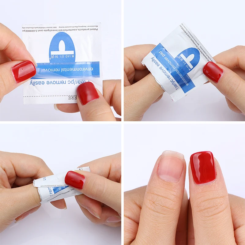 4pcs/lot Manicure Remover Pens Stainless Steel Triangle Stick Rod UV Gel Polish Wet Paper Nail Care Art Tool | Красота и здоровье