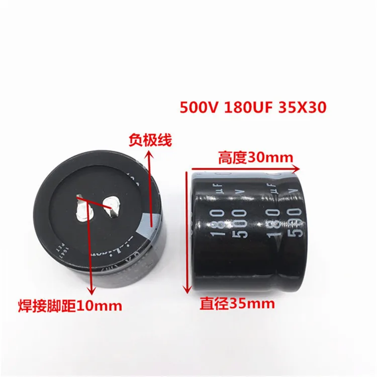 2 шт./10 шт. 180 мкФ 500 В Nichicon GX 35x30 мм 500v180мкф оснастки PSU конденсатор|Конденсаторы| |