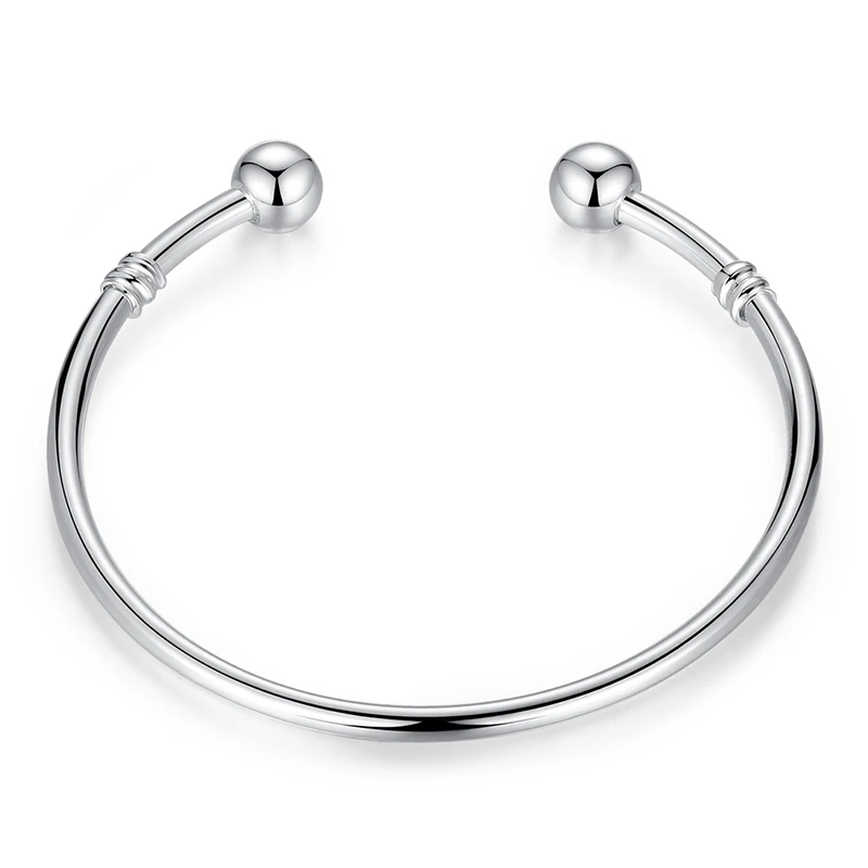 Bangle Chain PA3040 Дешево!, 5 стилей, цепочка в виде змеи, серебряные браслеты для женщин, подходят для подвески, бусины, сделай сам, ювелирные изделия, браслеты с омаром, HJ9002 - Окраска металла: Bangle Chain PA3040