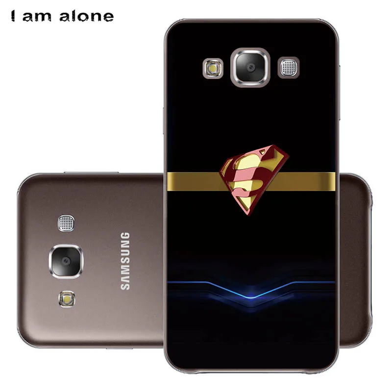 PC S35 Чехлы для телефонов I am alone для samsung Galaxy E5 E500, 5,0 дюймов, жесткие пластиковые чехлы для мобильных телефонов, Модные цветные сумки - Цвет: PC S35