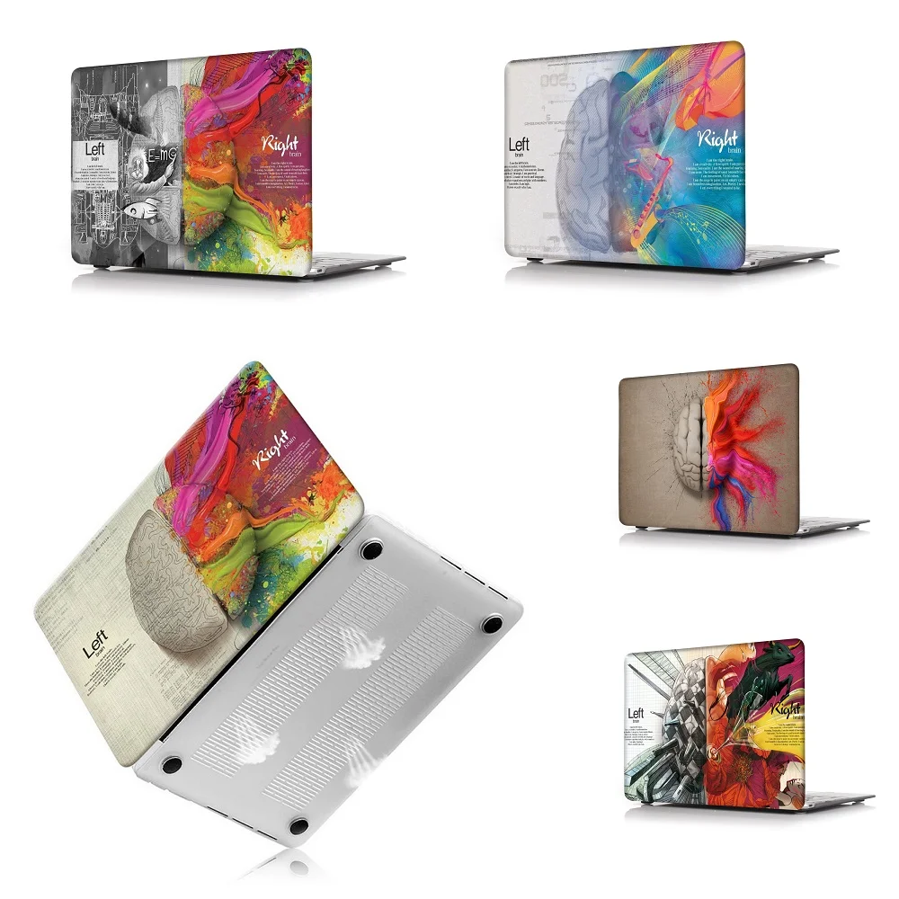Чехлы для ноутбуков с узором мозга чехлы клавиатуры подходят Apple macbook pro Air Retina Touch