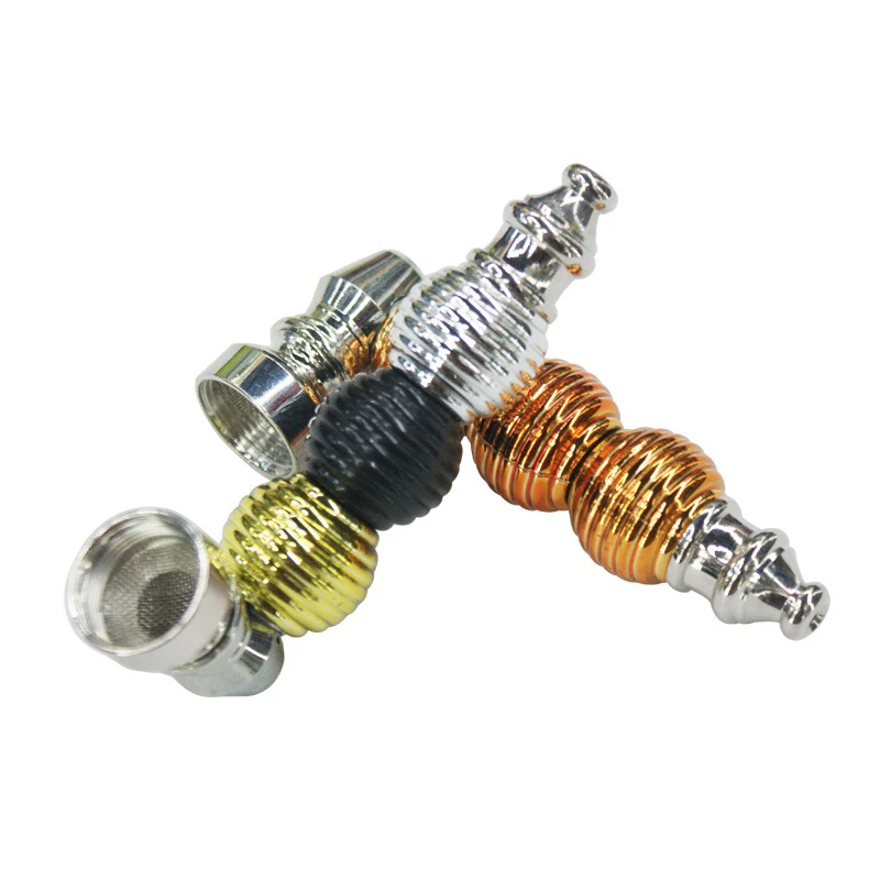 Цветные Металлические курительные трубы ямайские табачные пипсесмокэ детекторы