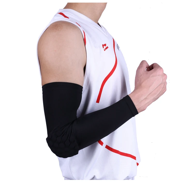 Long Section Arm Sleeve For Basketball Elbow Protector Cellular Anti-collision Hoverboard Protective Basket Ball Hand | Спорт и