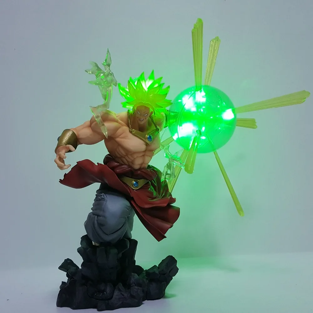Dragon Ball Z фигурка Broly Super Saiyan Led power Toys F. ZERO Dragon Ball Супер Broly Статуя Фигурка Коллекционная модель