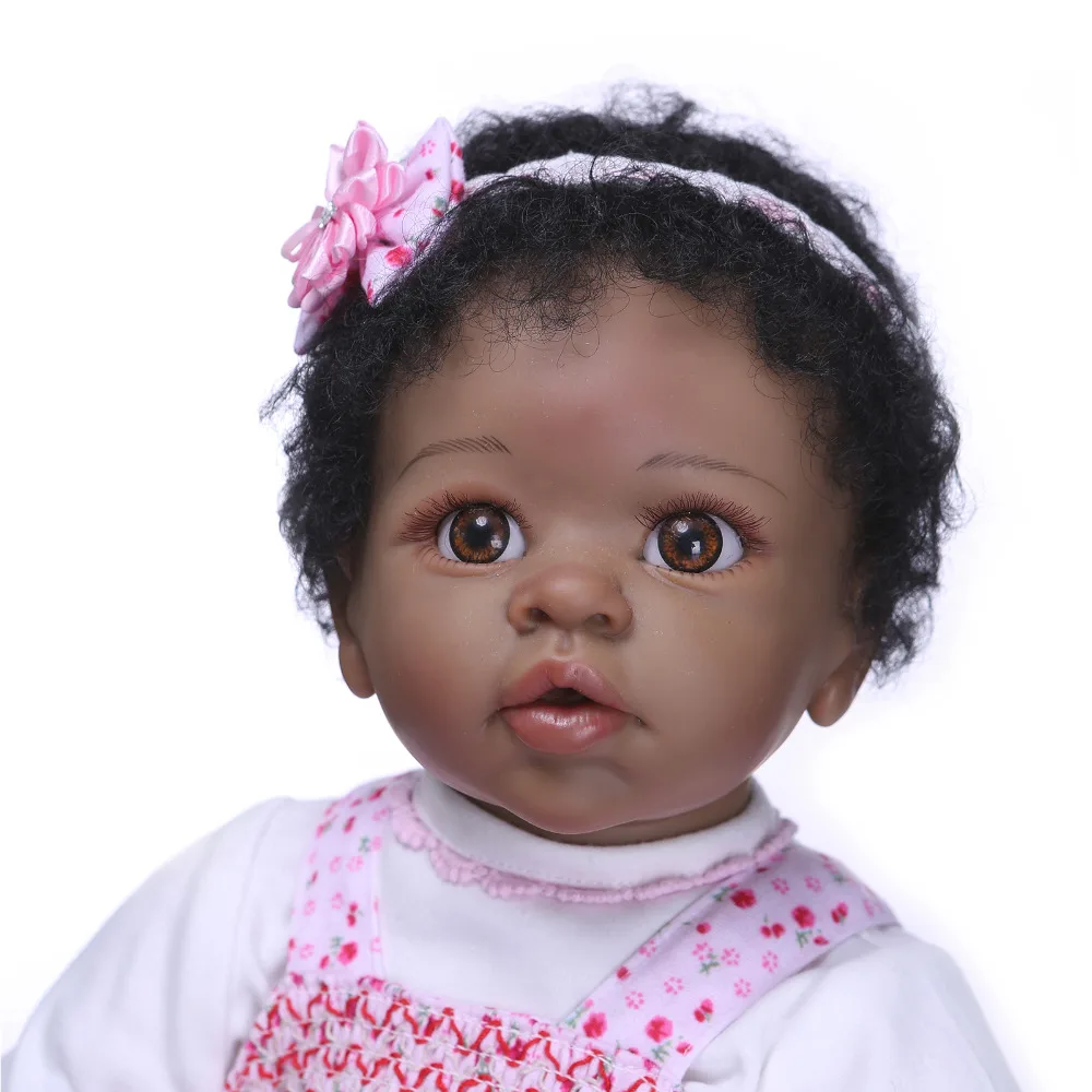 Nicery 20 22 дюйма 50 55 см кукла Bebe Reborn в индийском стиле мягкая силиконовая для
