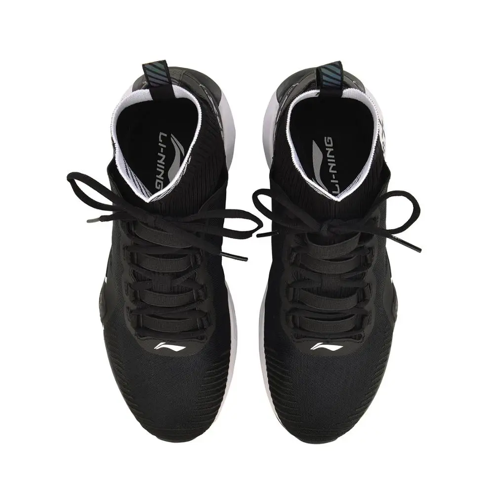 Мужская тренировочная обувь Li Ning спортивные кроссовки из монопряжи с высоким