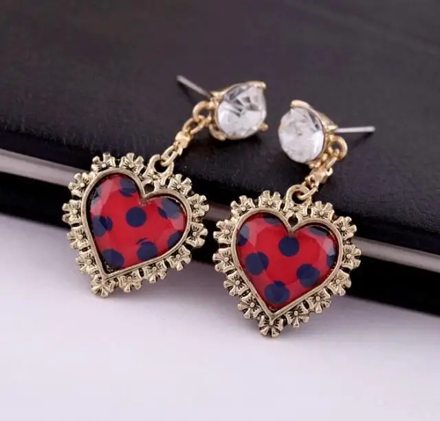 Серьги в горошек Женские love Заводские оптовая закупка|earings fashion|earrings antiqueearring stopper |