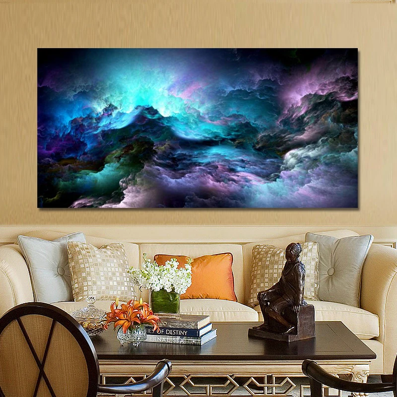 Абстрактные постеры и печать на холсте украшение стену живопись маслом для