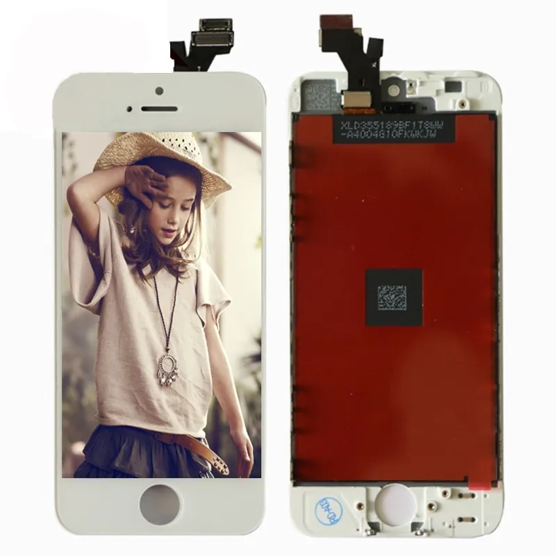 100% протестированный без битых пикселей 5 ''дисплей для iPhone сенсорный экран 5G LCD