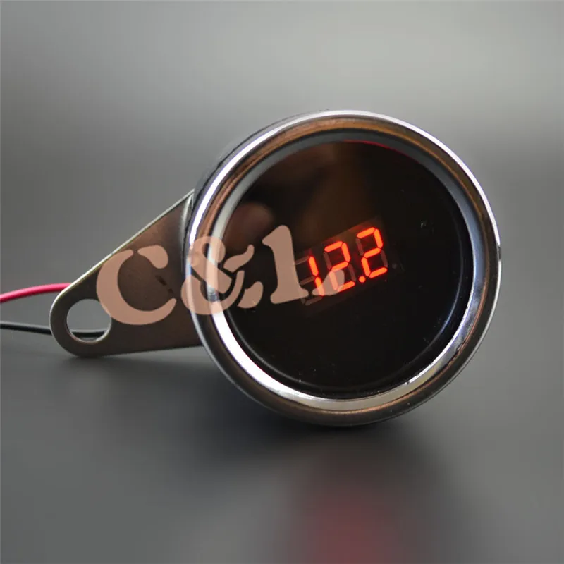 Автомобильный авто мотоцикл светодиодный цифровой дисплей Напряжение вольтметр