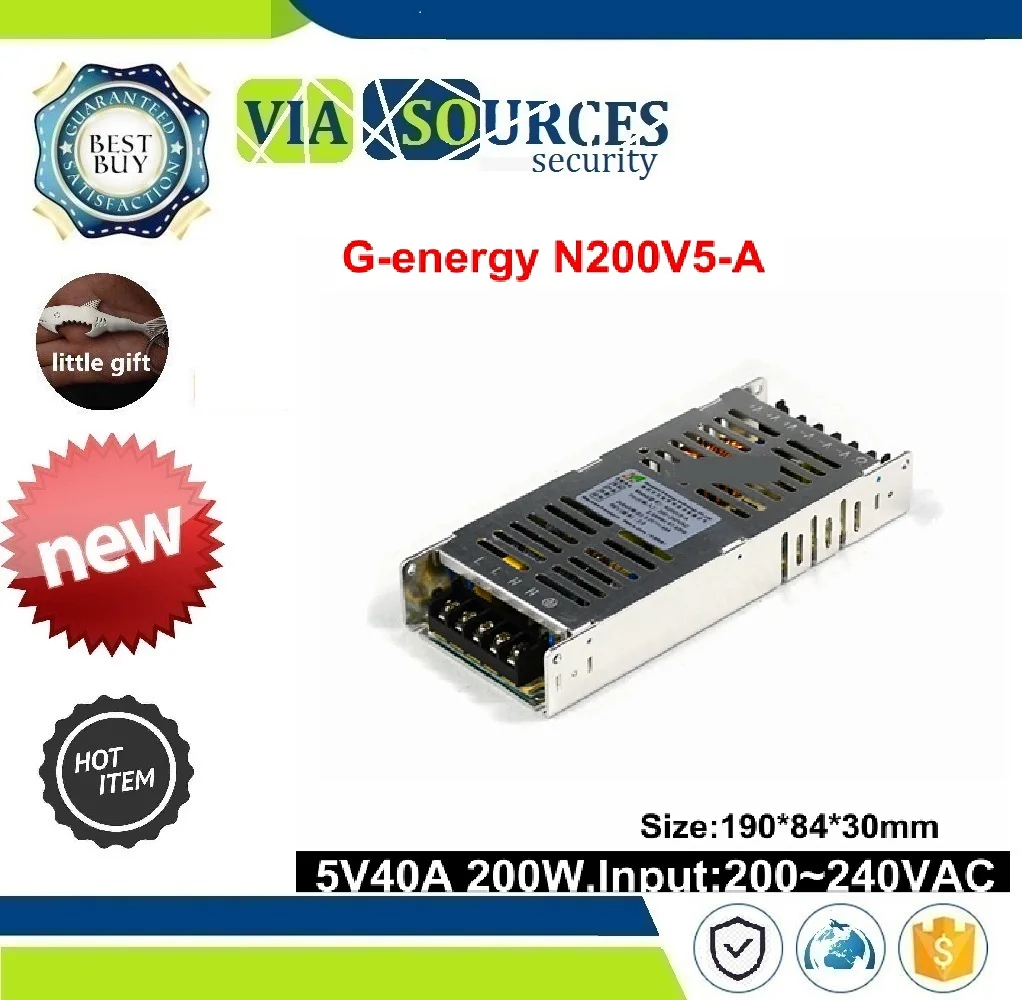 200 240 V AC Вход P10 светодиодный Дисплей ультра переключения Питание G energy N200V5 A тонкое