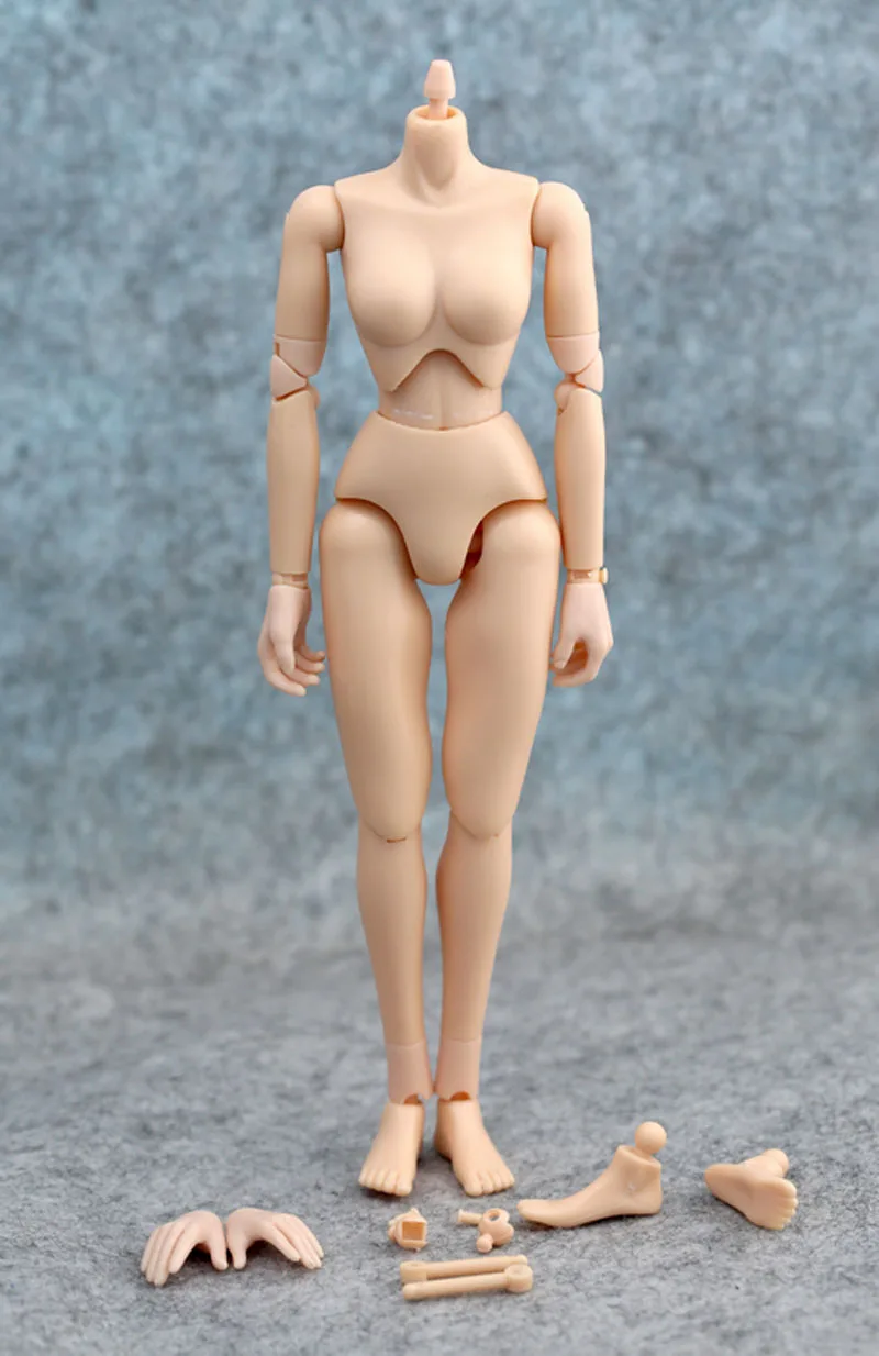 12 дюймовая фигурка куклы масштаб 1:6 женская модель тела маленькая грудь большой