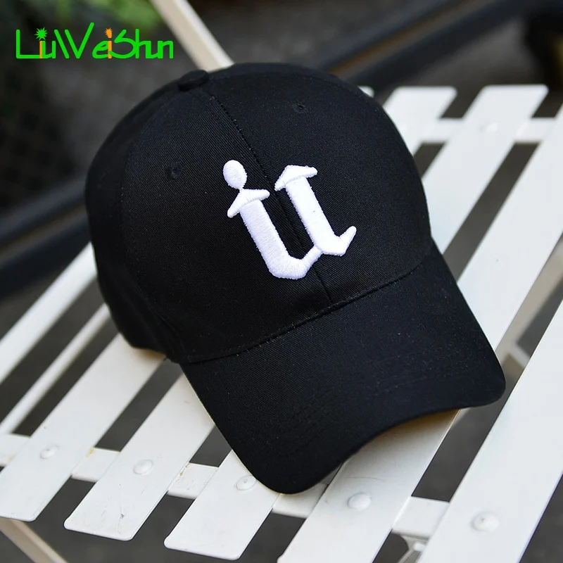 [LWS] 1 шт. бейсбольная однотонная Бейсболка Шапки для отдыха с N буквой Кепка