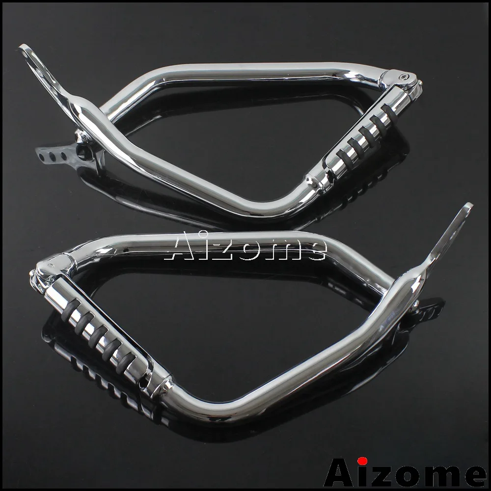 

Motorcycle Engine Guard W/ Foot Pegs Footrests Kit For Honda VTX1300 1300C 1300R 1300S 1300T Crash Bar Bumper Protection Frame