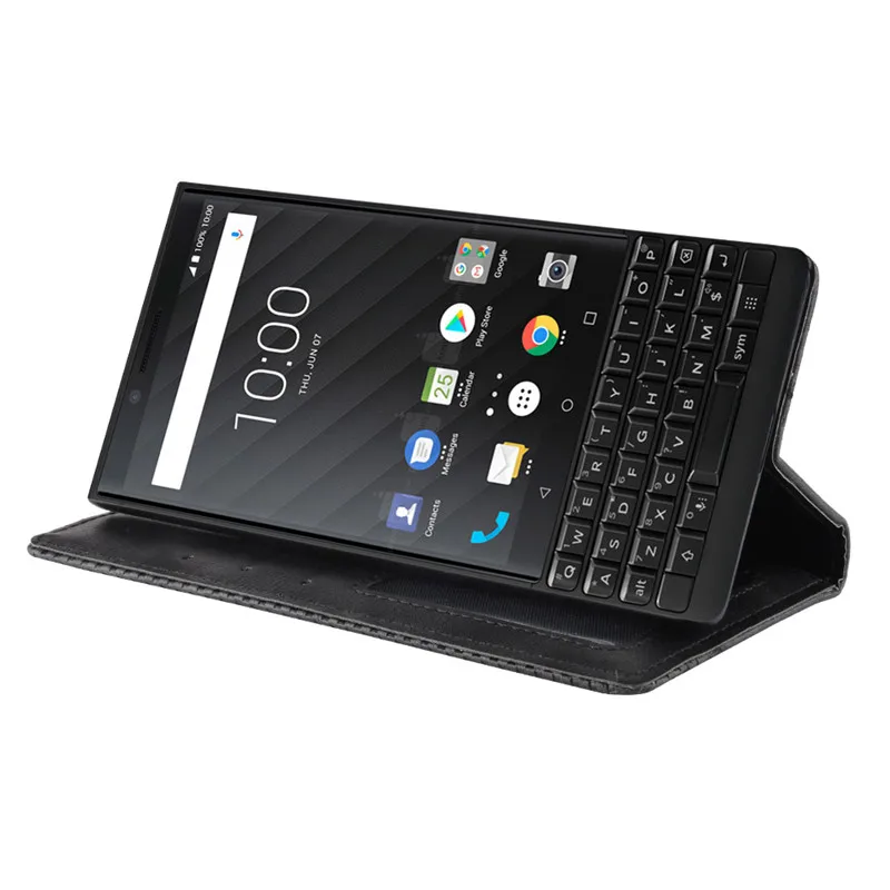 Ретро Тонкий кожаный флип-чехол для Blackberry Key 2 Чехол-подставка Магнитная Обложка для Blackberry Key2 чехлы для телефонов