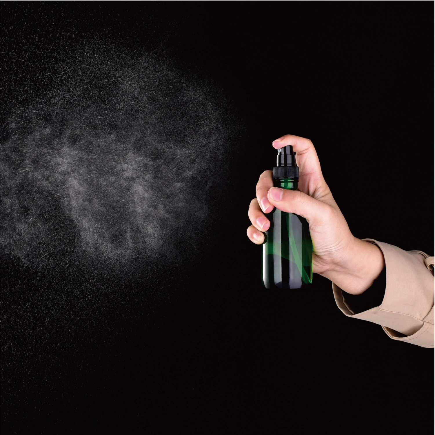 Портативный пополняемый стеклянный распылитель для волос 30 мл|glass container|container