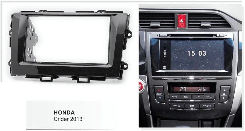 Автомобильный стерео-адаптер для Honda Crider 2013 с двойным разъемом комплект рамок DVD