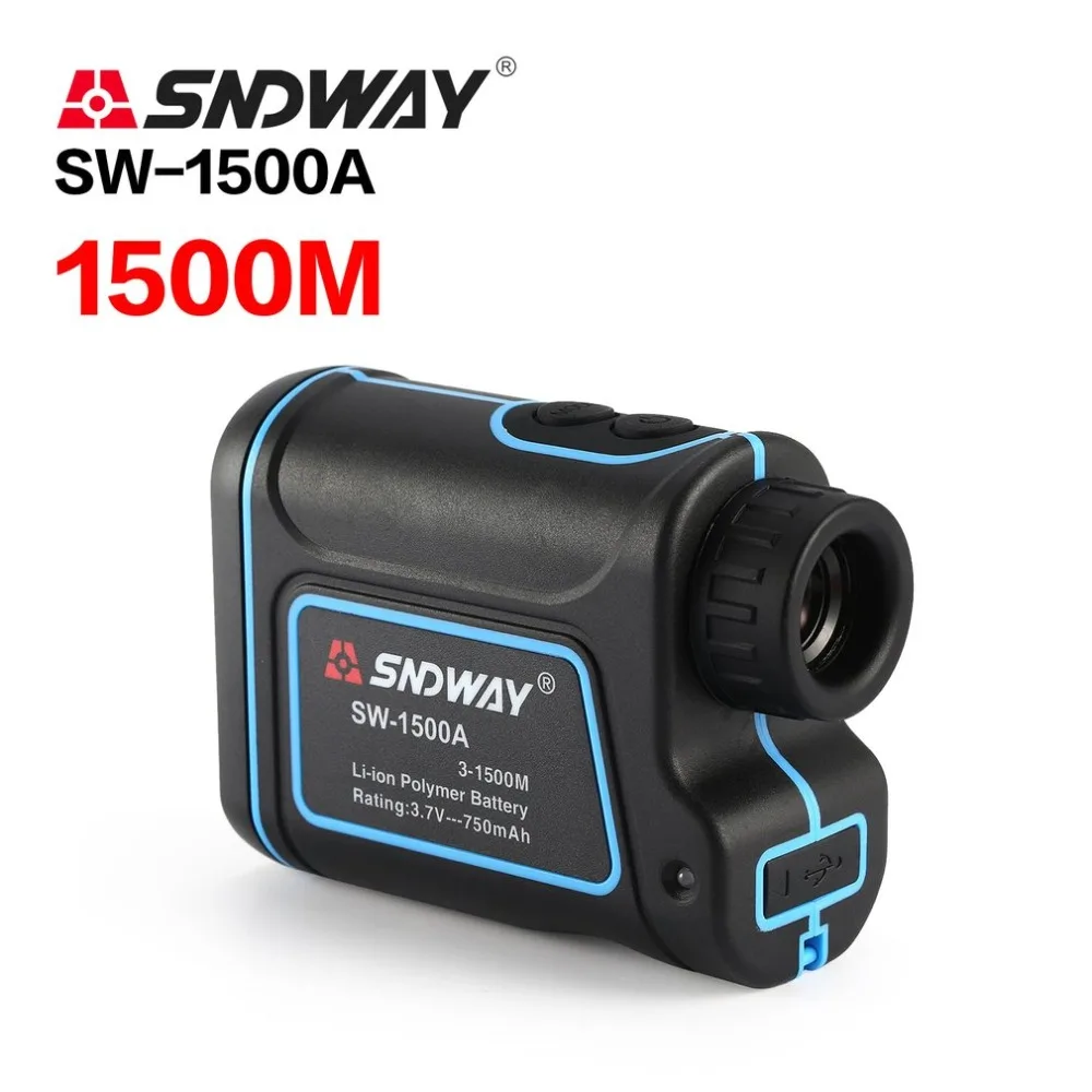 SNDWAY SW1500A Laser Rangefinder Monocular Telescope 1500M Astronomic Golf Trena Meter Distance Speed Height Angle Measure | Инструменты