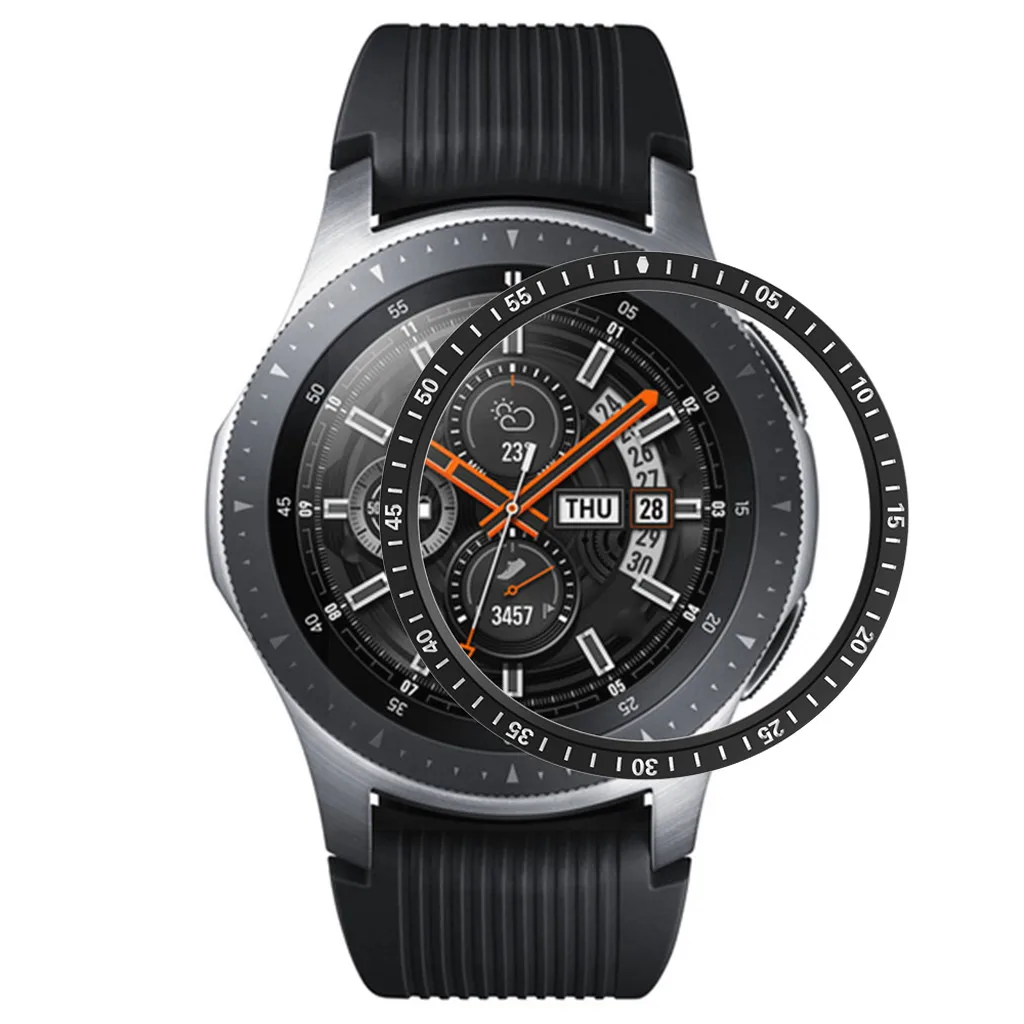 Модные украшения для часов Аксессуары Samsung Galaxy Watch 46 мм Безель клейкая крышка