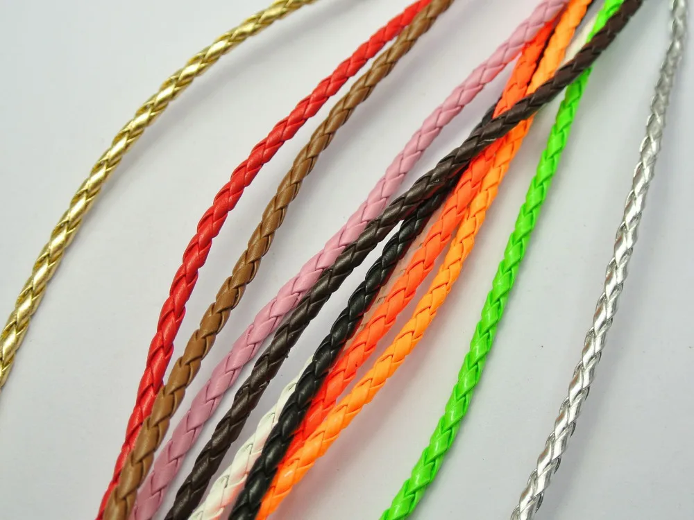 Плетеный шнур для ювелирных изделий 10 м 4 мм цветов|cord light|jewelry overstockjewelry connector |