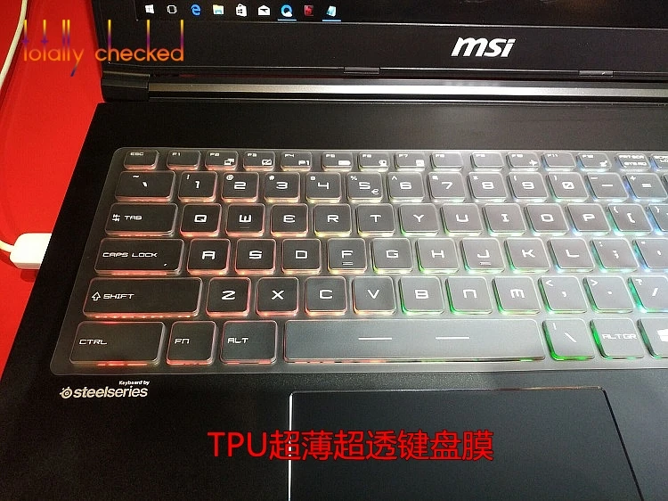 Для MSI GS70 GS60 GT72 GE62 GE72 PE60 PE70 GT62 GL62 GL62M GP62 GL63 GL72 GP72 PE62 17,3/15,6 дюйм чехол для клавиатуры защитная крышка