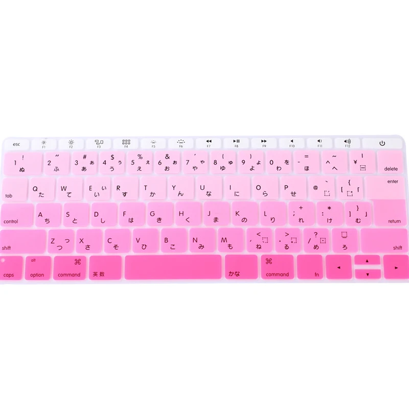 12 дюймов японский язык силиконовая клавиатура защитная пленка для Apple MacBook Air