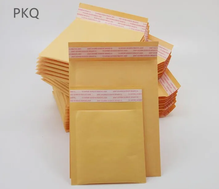 20 штук 23 Размеры Маленький Большой крафт-Желтый Bubble Конверты с полимерным