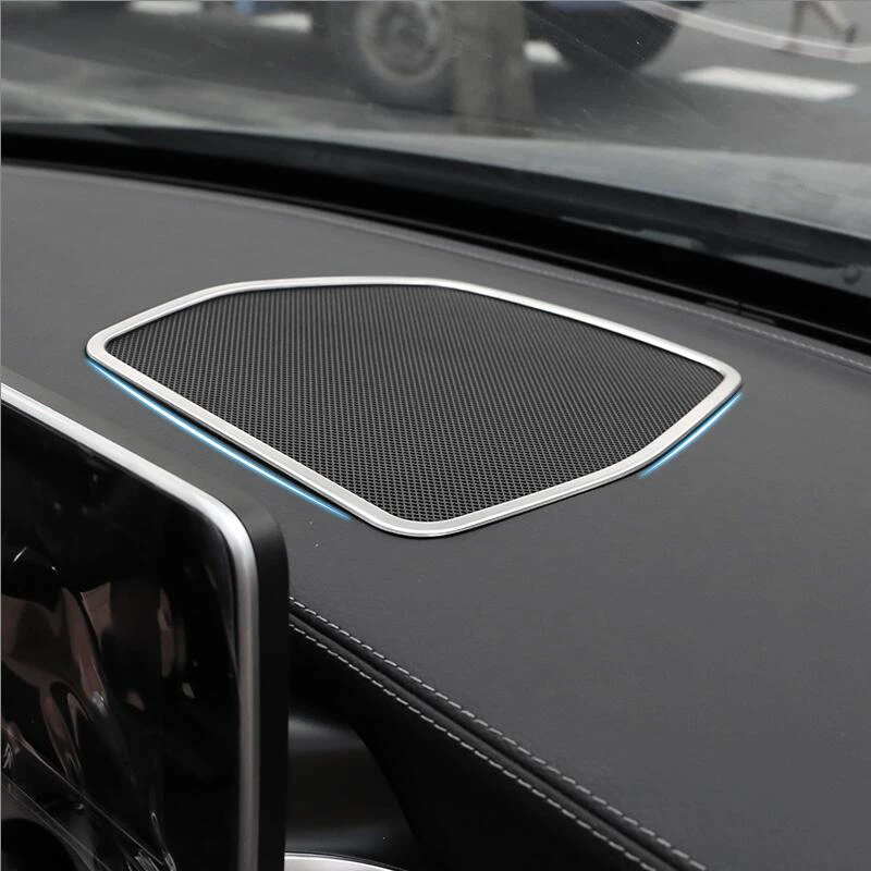 

Car-styling Center Control Console Dashboard Speaker Cover Trim frame For Mercedes-Benz GLC X205 GLC200 GLC260 300 Accessories