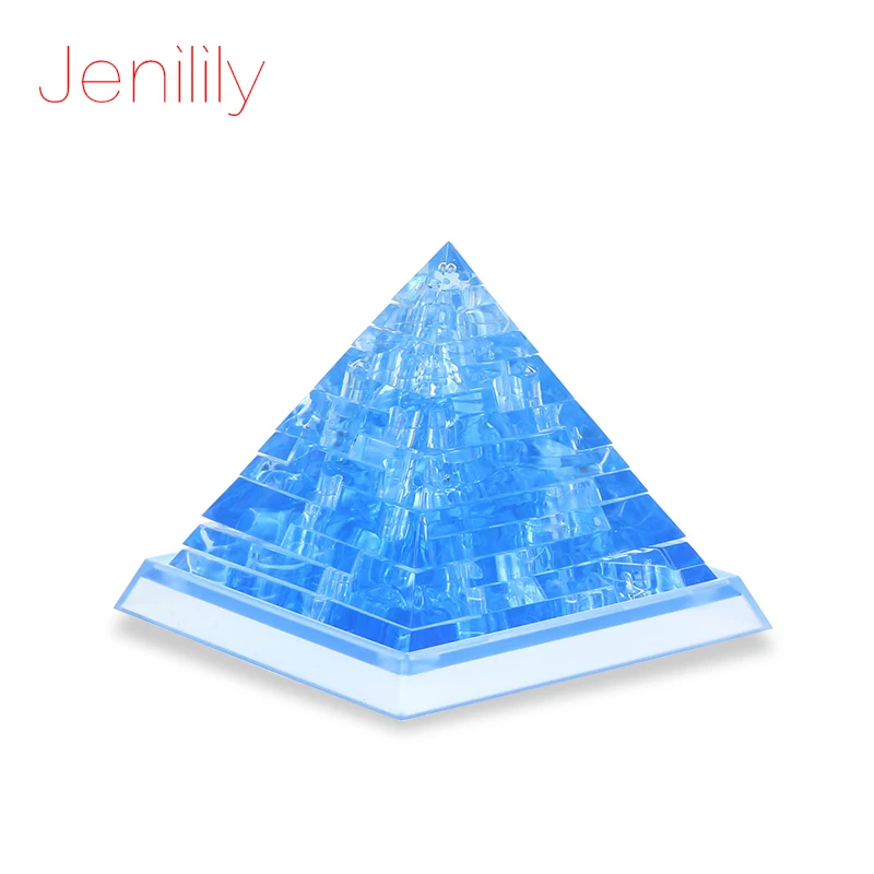 42 шт. 3D пазлы пирамиды для творчества|3d puzzle|puzzle jigsawchildren education |