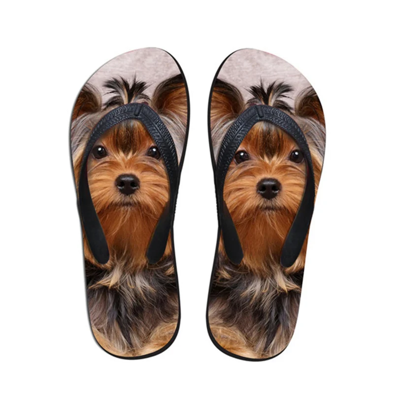 Настроенный, прохладный 3D Акула сланцы мужские летние резиновые Flipflop Нескользящая мужская пляжная обувь Модные животные сандалии с принтом - Цвет: 3075AB