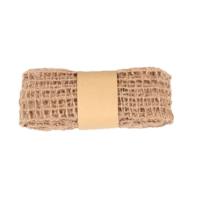 Кружевной орнамент в деревенском стиле рыбья шелковая веревка джутовая