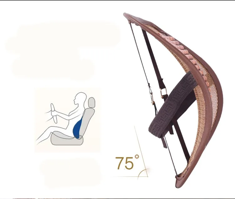 Автомобильное сиденье поддерживает сетчатую поясничную поддержку для офиса