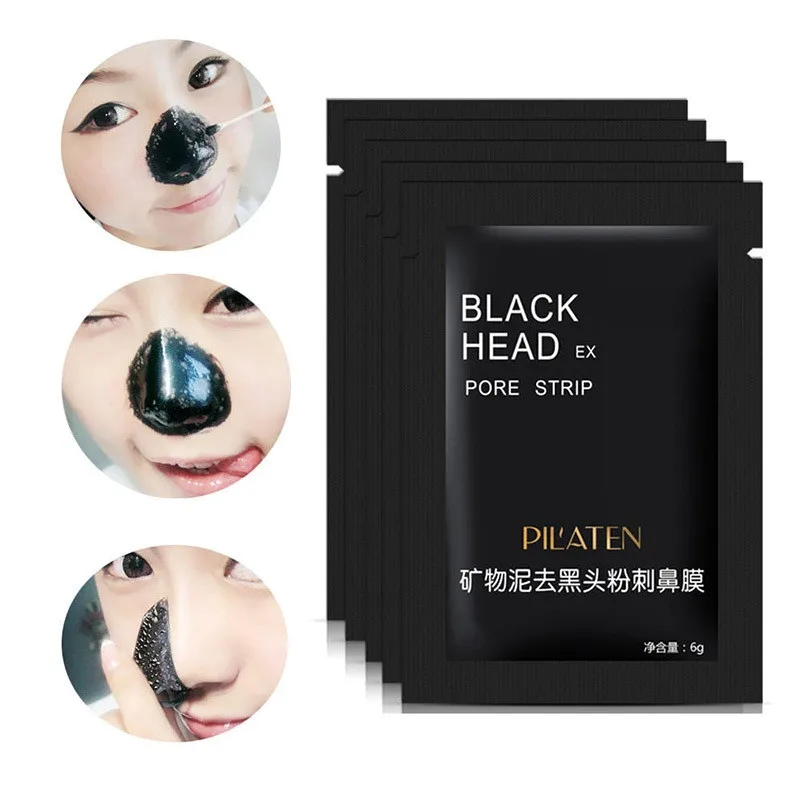Маска для лица Beautybigbang с минеральной грязью носа черных точек назальной