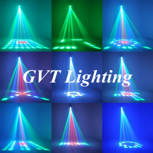 Волшебный цифровой узор сменный 64 светодиодный лазерный прожектор RGBW для сцены