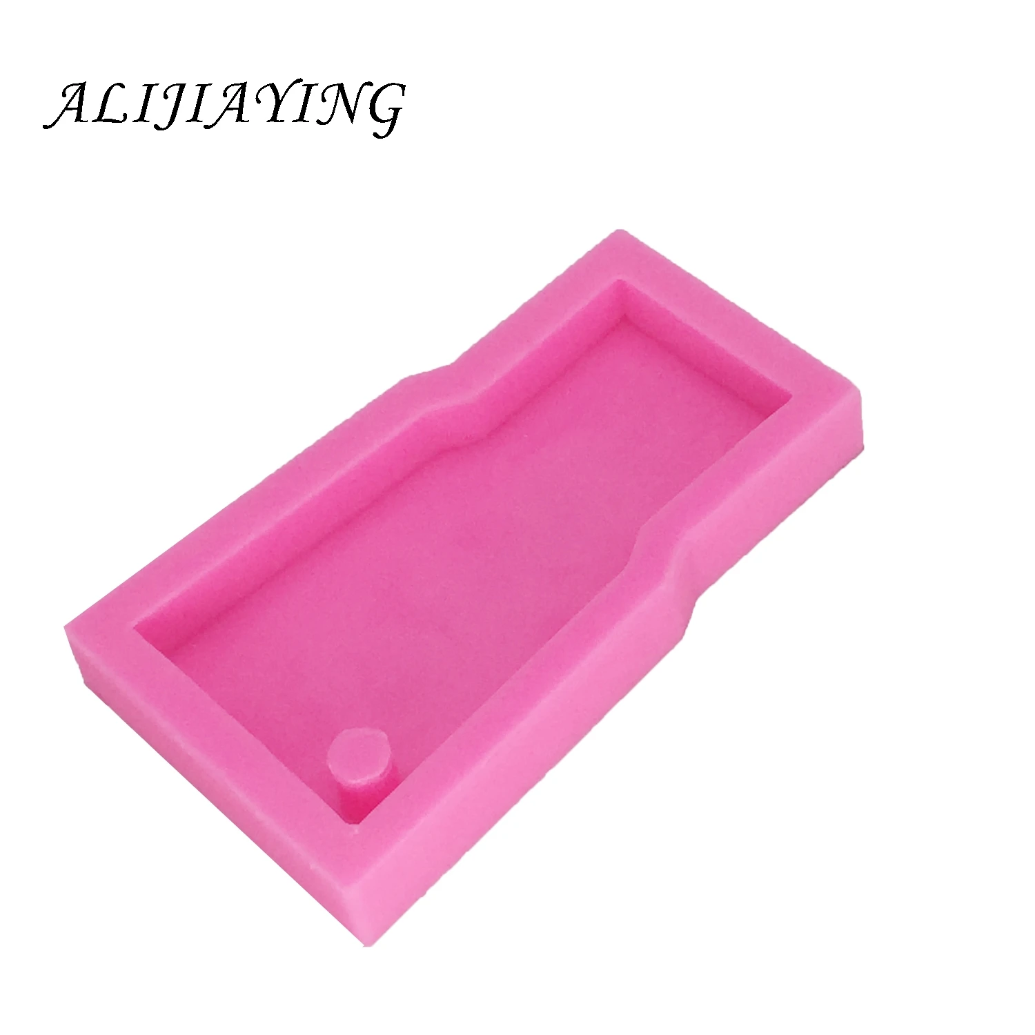 Блестящая DIY силиконовая форма для стакана воды в форме стекла брелоков