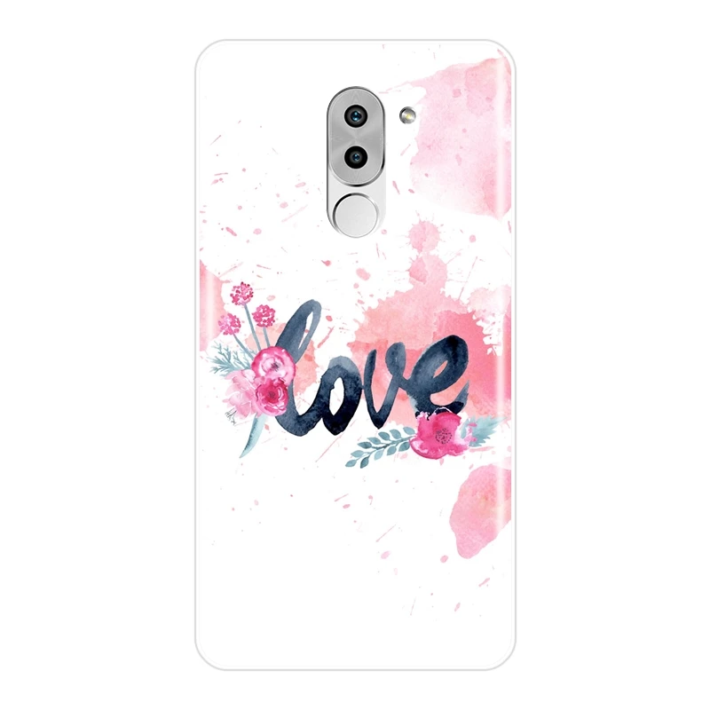 Задняя крышка для Huawei Honor 4C 5C 6C 6A Pro мягкий силиконовый чехол в полоску с розовым